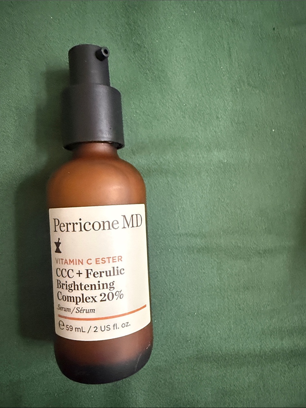 Perricone MD Brown Bottle with Black Pump Serum